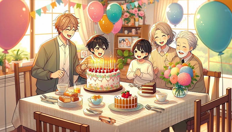 家族に贈る感動的な誕生日メッセージ