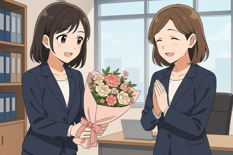 関係性別の退職する人へのメッセージ例文