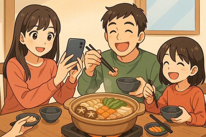鍋料理の食レポ例文