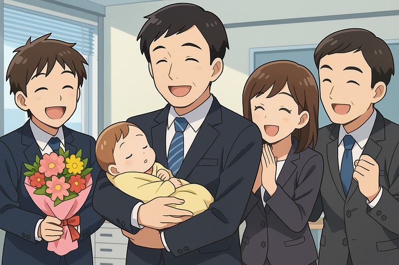 男性への出産祝いメッセージ一言ポイント