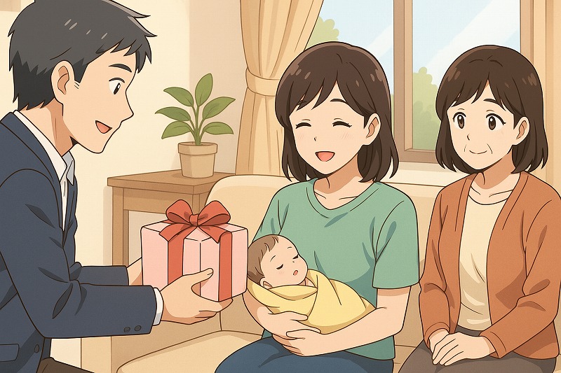 出産祝いのシチュエーション別メッセージ一言集
