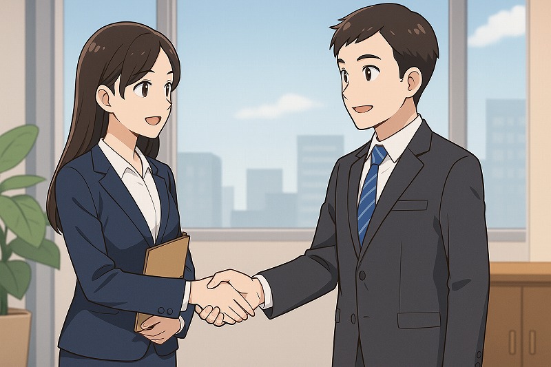 初対面の挨拶での言葉遣いと例文
