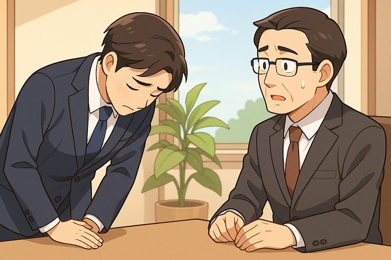 謝罪の言葉遣いと例文
