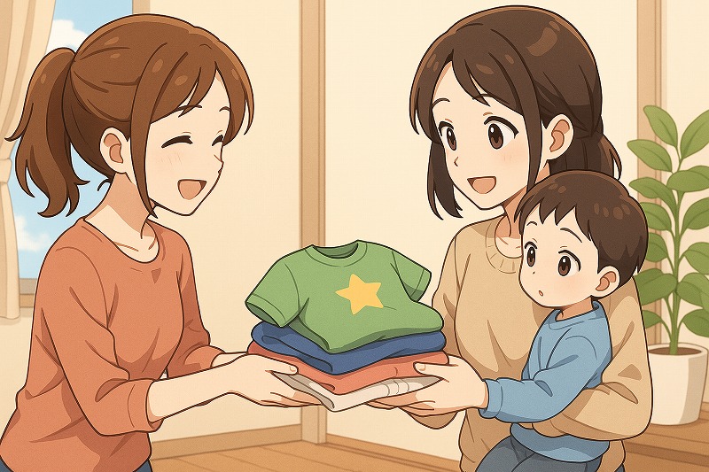 お下がりをもらった時のお礼のメールやお手紙の例文