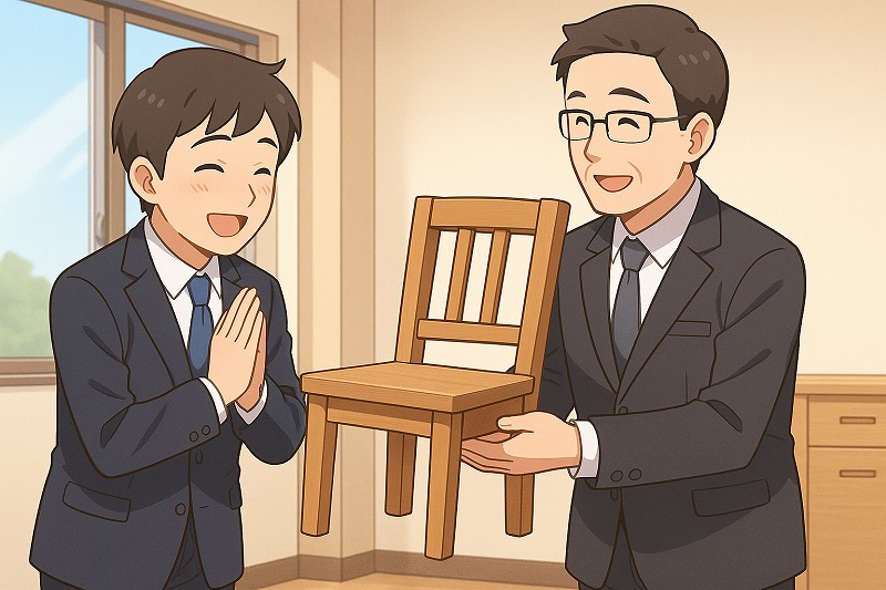 家具をもらった時のお礼のメール例文