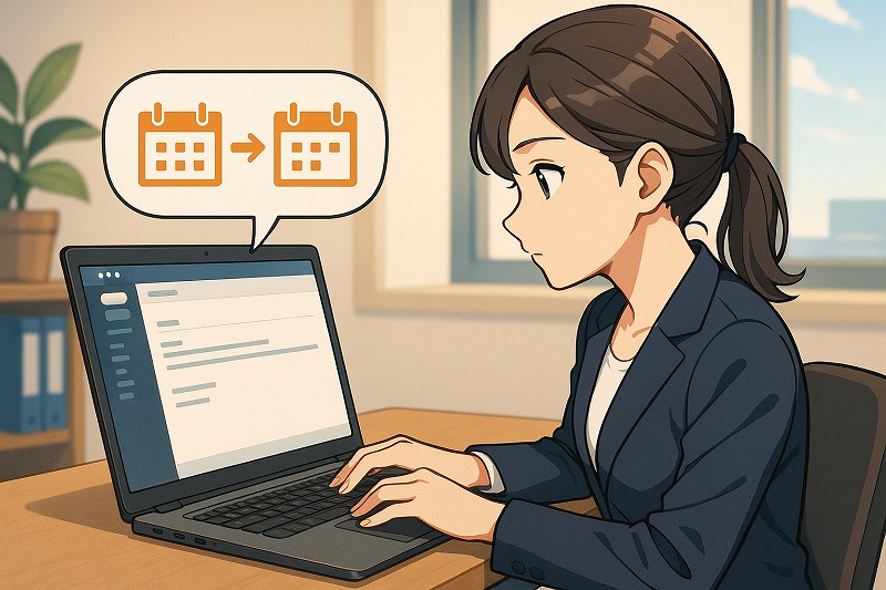 スケジュール調整を依頼するメール例文