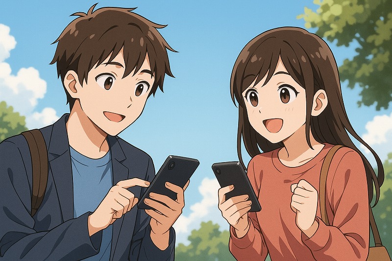 初めて友達を誘う場合のLINE例文
