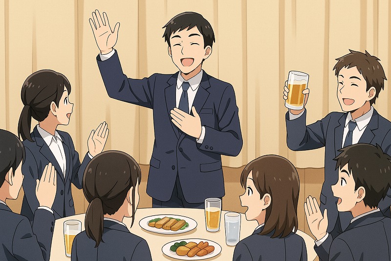 懇親会で笑いを取れる一言例文