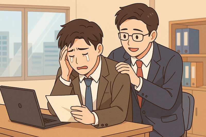 ラインで泣いてる人にかける言葉の例文集