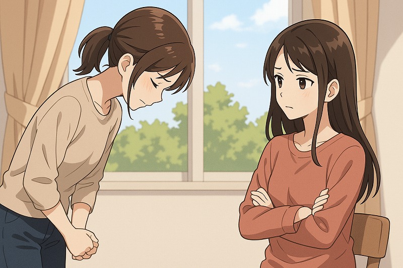 友達との喧嘩で自分が悪いときのLINE仲直り術