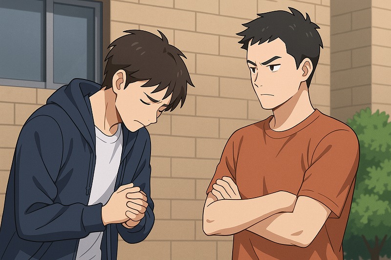 友達と喧嘩したとき自分が悪い場合のLINE謝罪例文集