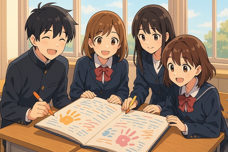 寄せ書きの一言例文をシーン別に紹介