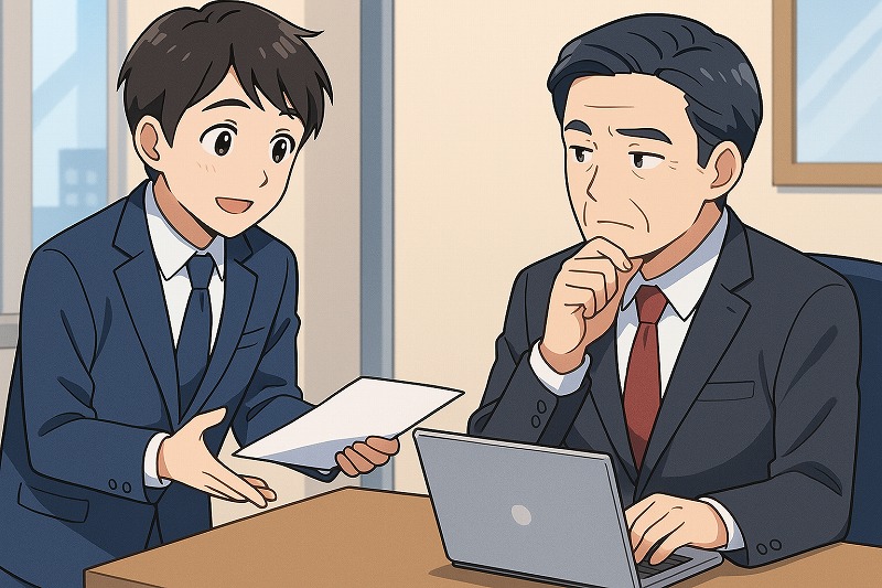 社内でのビジネスでやんわり伝える催促メール