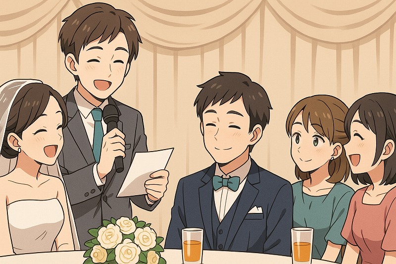 友人代表スピーチ例文の作り方