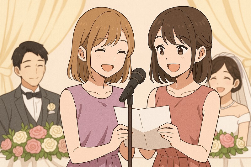 2人での掛け合いスピーチ例文