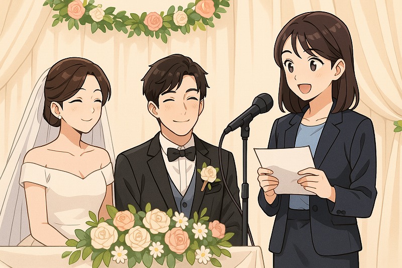 新郎新婦の人柄が伝わるエピソード例文