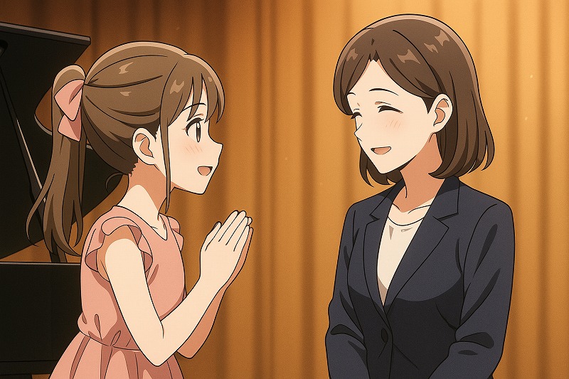 習い事の先生に向けた感謝の例文