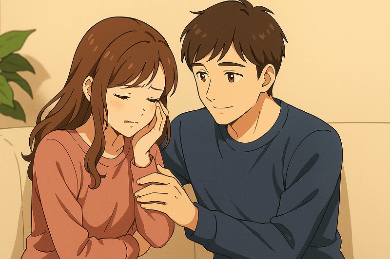 彼女の愚痴への落ち着いたLINE例文