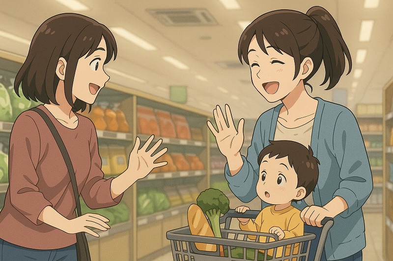 ママ友など子育て友達へ連絡例文